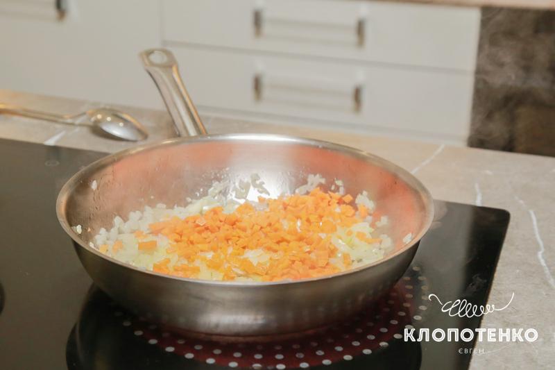 Обсмажування овочів