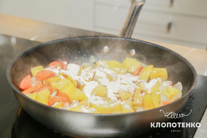 Обсмажування овочів