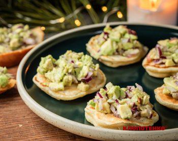 канапки з авокадо