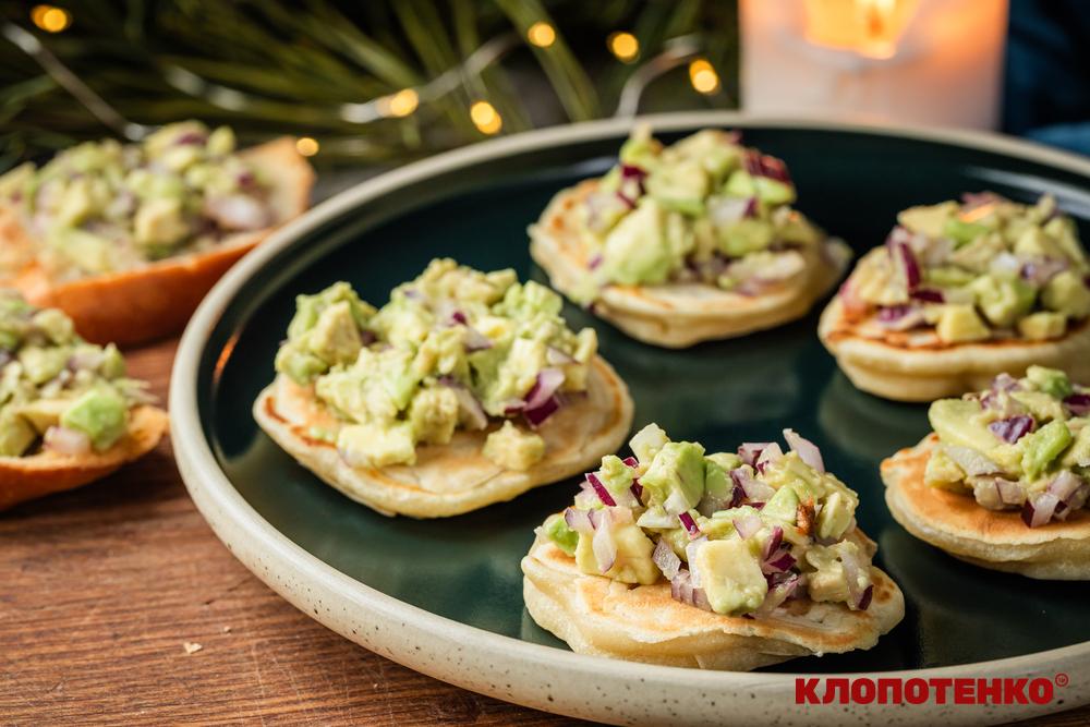 канапки з авокадо