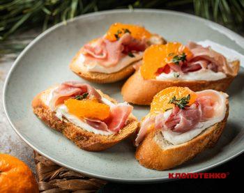 Канапки з хамоном