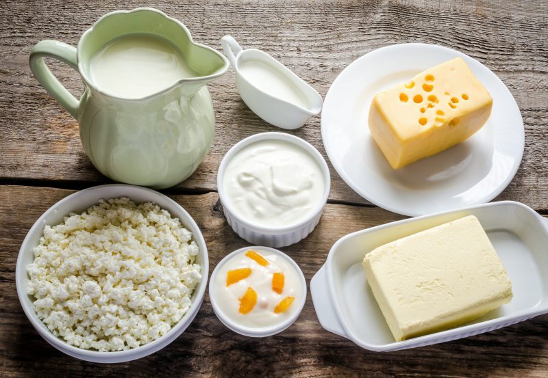 Молочні продукти з високою жирністю
