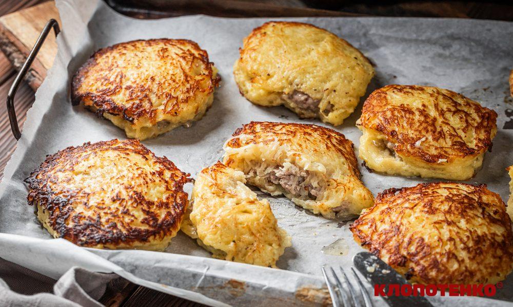 Деруни з м'ясом