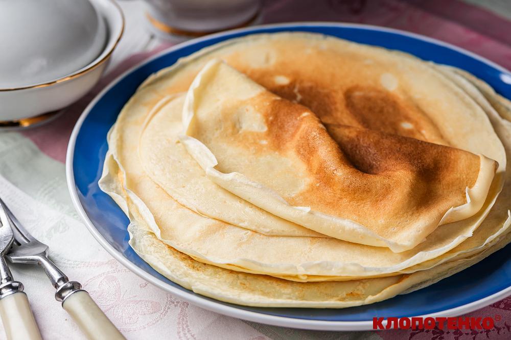 Млинці на йогурті