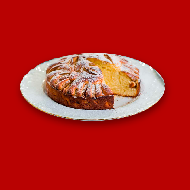 Яблучний пиріг страва