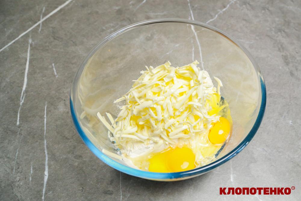 Усі інгредієнти для тіста на кіш