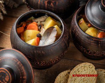 Картопля в горщиках