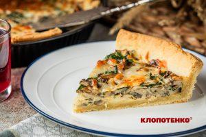Кіш з грибами
