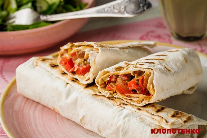 Лаваш з овочами