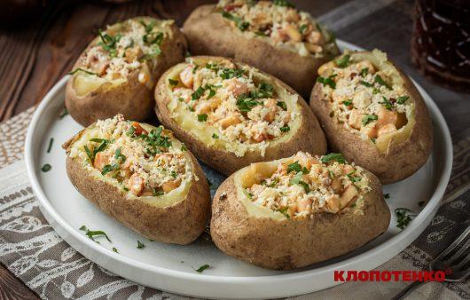 картопля з соусом карбонара