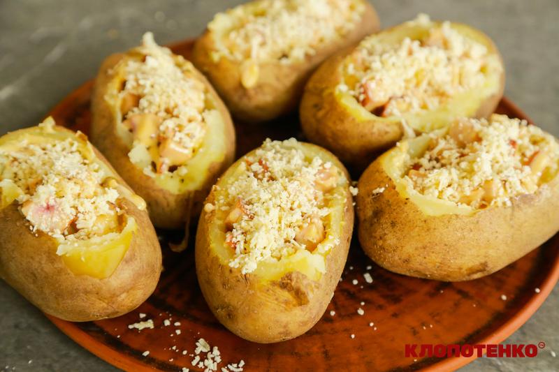 картопля з соусом карбонара