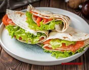 лаваш з червоною рибою