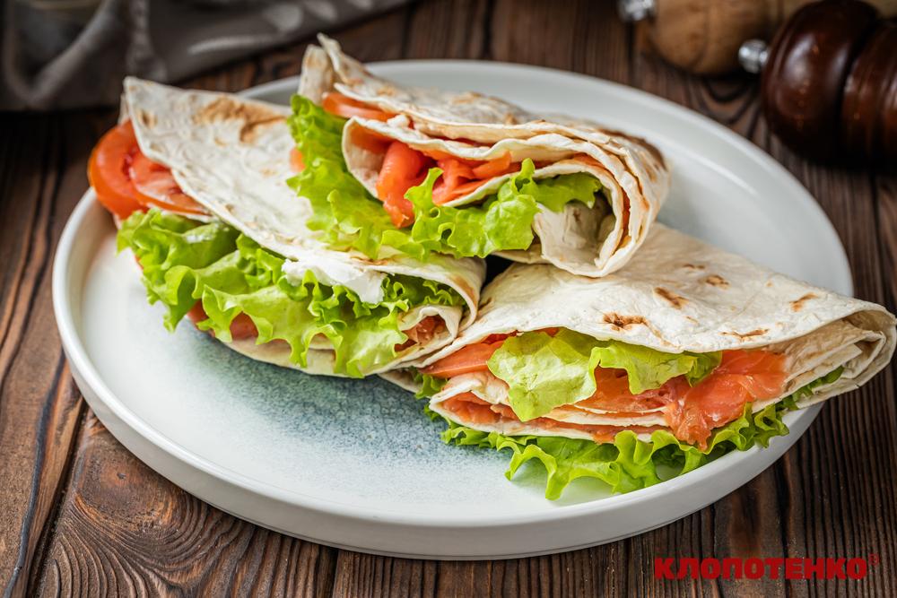 лаваш з червоною рибою