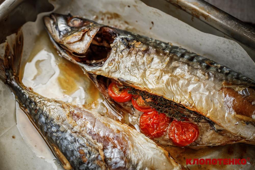як спекти скумбрію