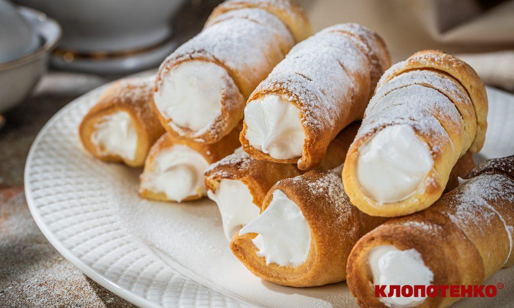 Трубочки з кремом
