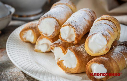 Трубочки з кремом