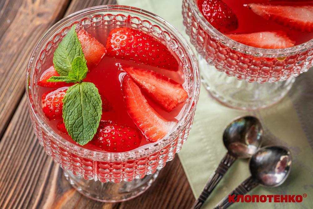 Желе з полуниці