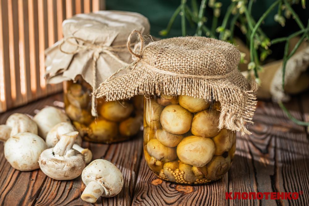 Мариновані печериці