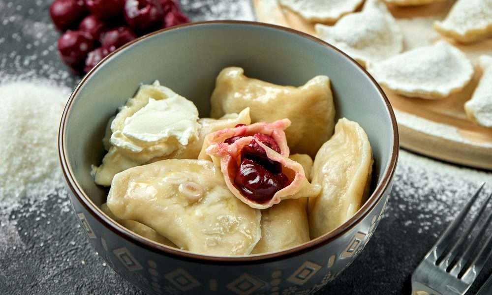 Вареники з черешнею