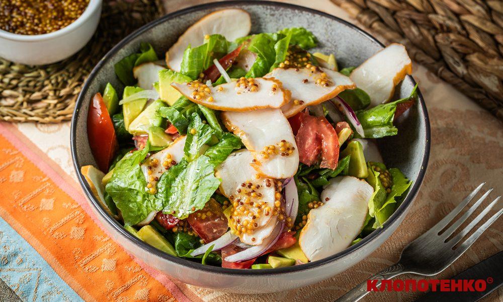 Французький салат з курячим філе