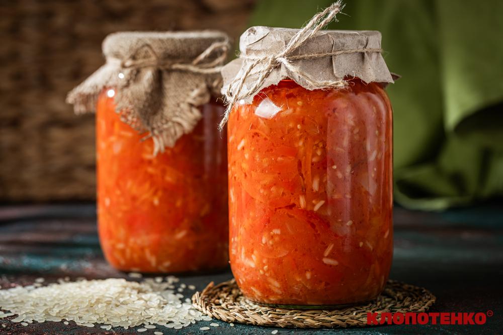 Салат з рисом на зиму