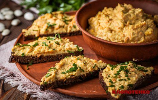 Паштет з квасолі