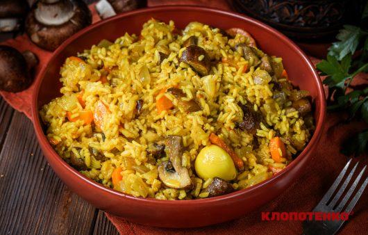 Плов з грибами
