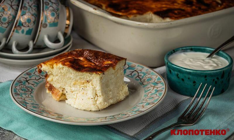 Сирна запіканка з манкою