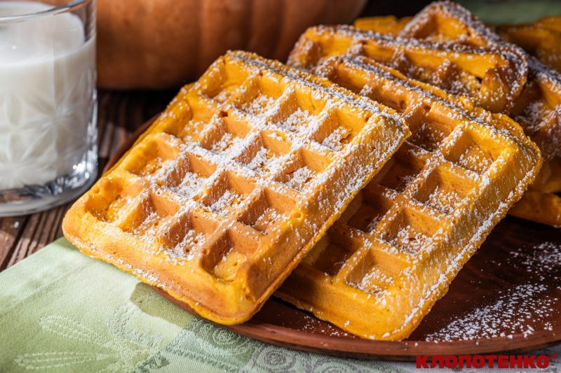 Вафлі з гарбуза 