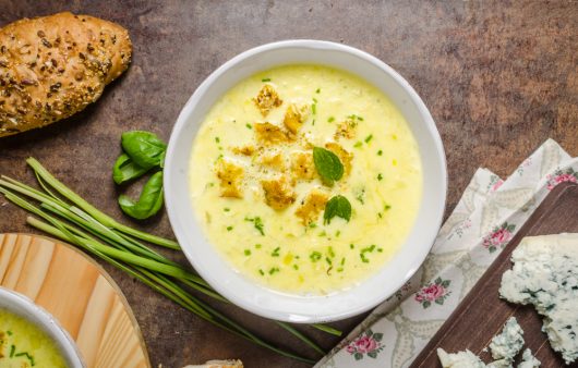 Крем суп з сиром