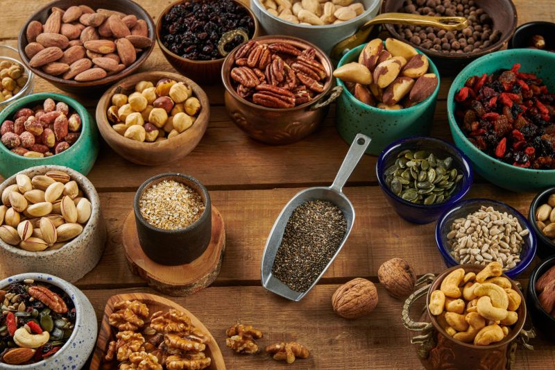 Горіхи та насіння багате на залізо
