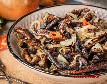 смажені опеньки