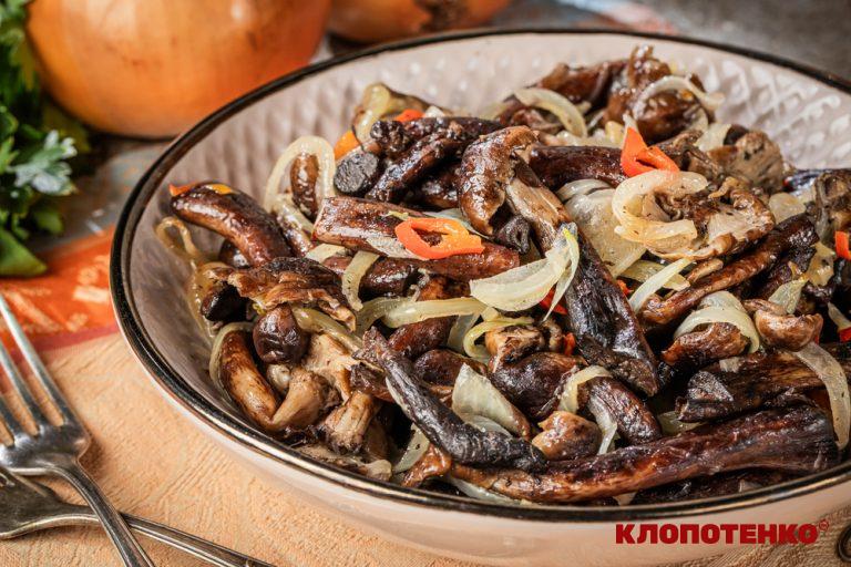 смажені опеньки