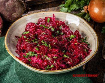 Салат з буряка з цибулею
