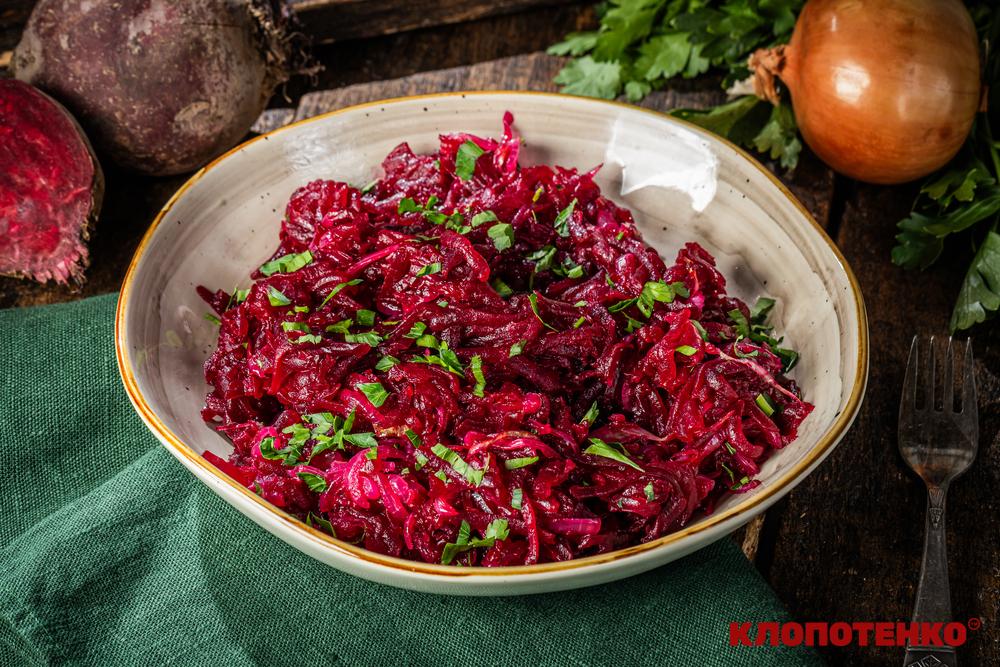 Салат з буряка з цибулею