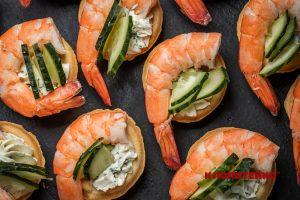 Тарталетки з креветками