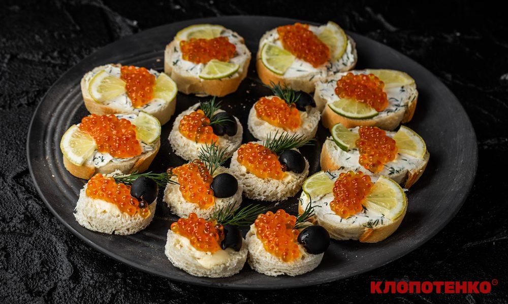 Канапки з ікрою