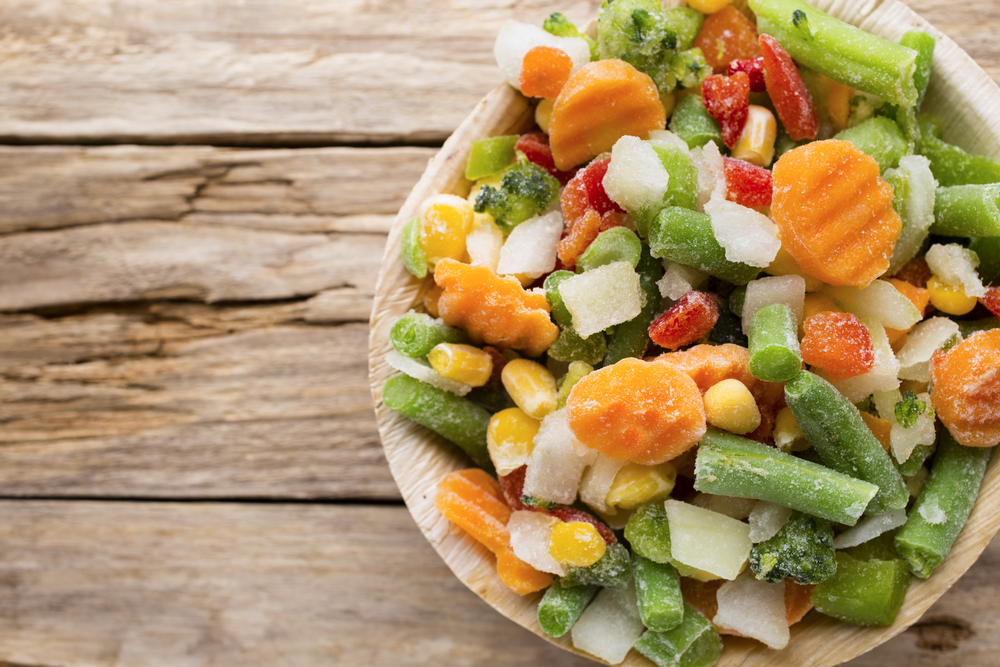 Як приготувати заморожені овочі