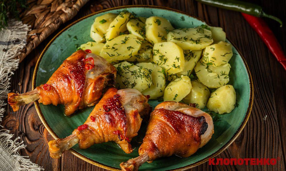 Курячі гомілки в рукаві