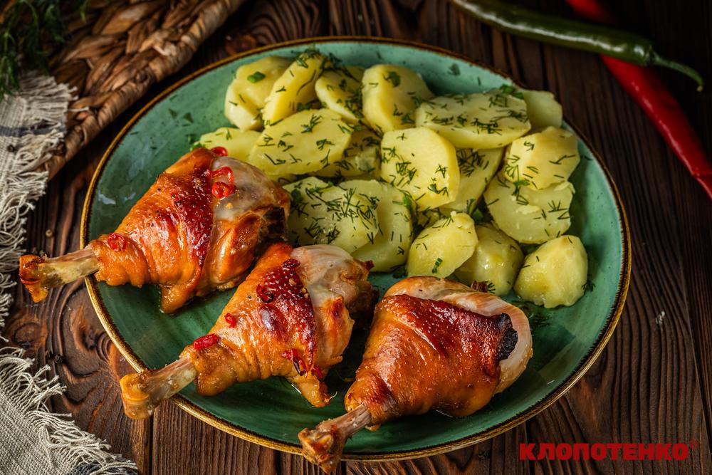 Курячі гомілки в рукаві