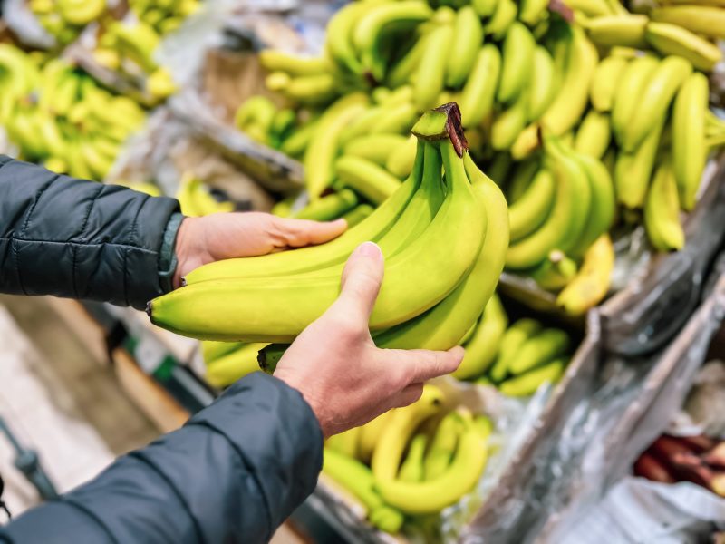 Недостиглі банани: користь