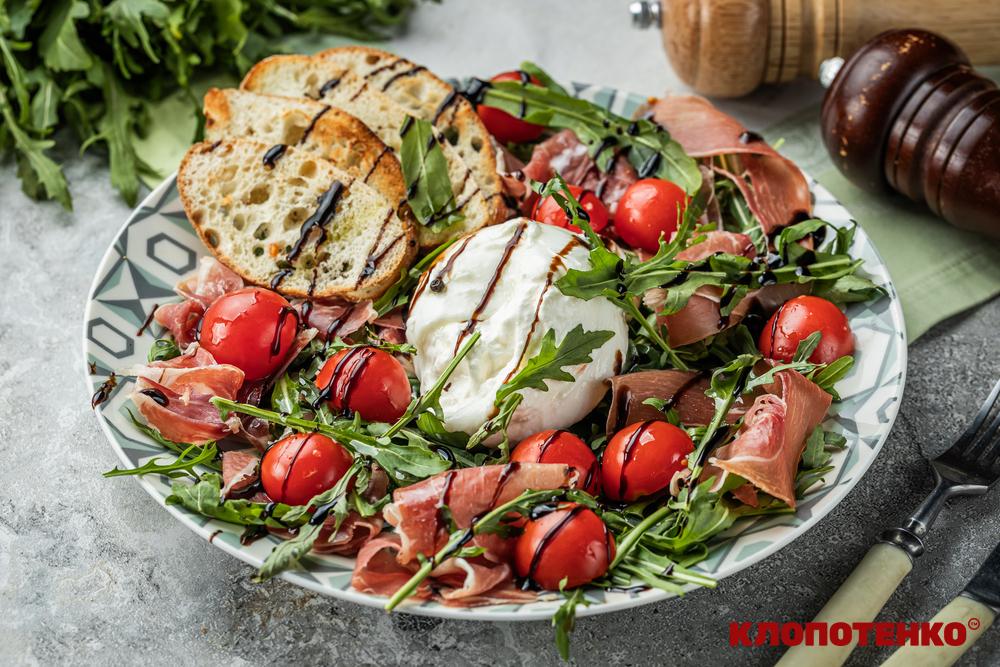 салат з буратою