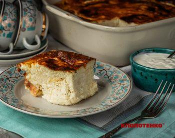 сирна запіканка з манкою