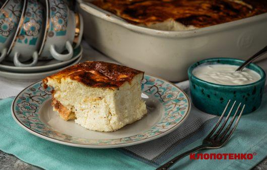 сирна запіканка з манкою