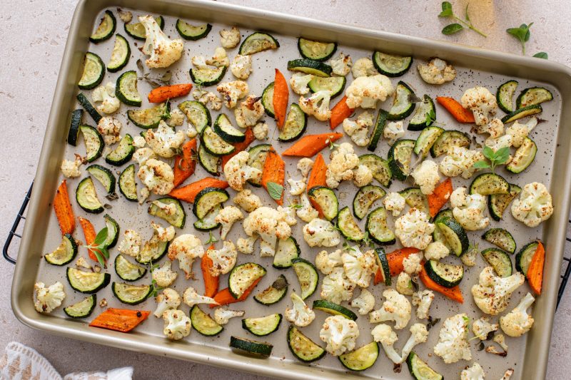 Як приготувати заморожені овочі в духовці