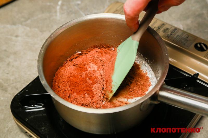 шоколадна глазур з какао