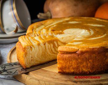 Мармурова запіканка з гарбуза та сиру