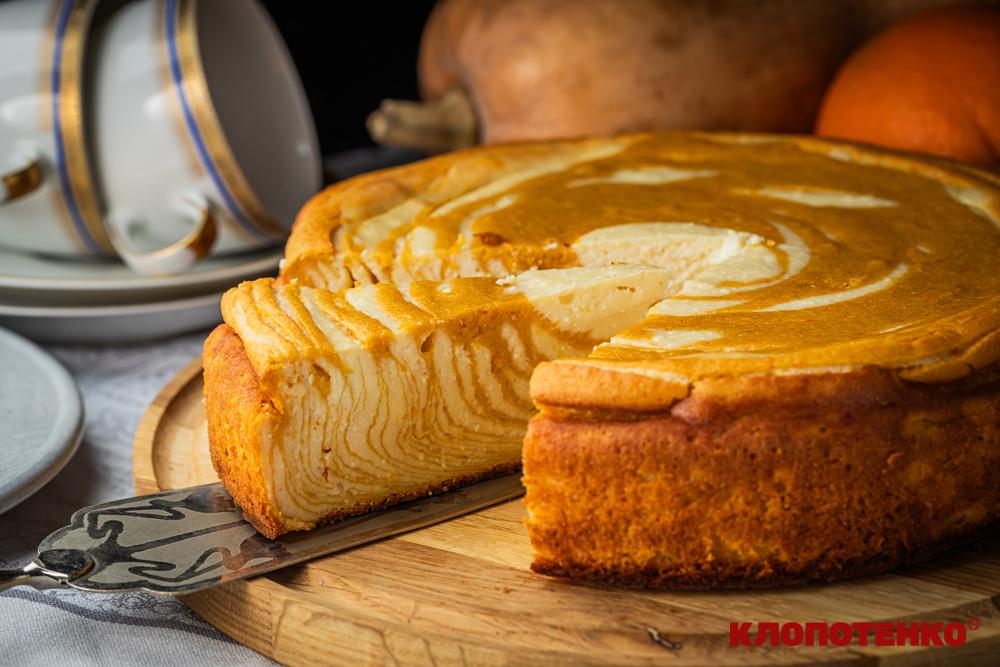 Мармурова запіканка з гарбуза та сиру