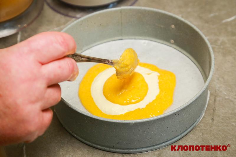 Формування шарів для мармурової запіканки