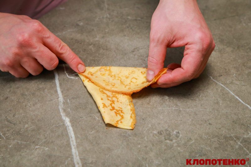 Перший етап формування налисника-ріжка